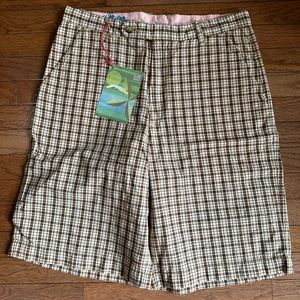 Hollister Plaid shorts size 32 NWT